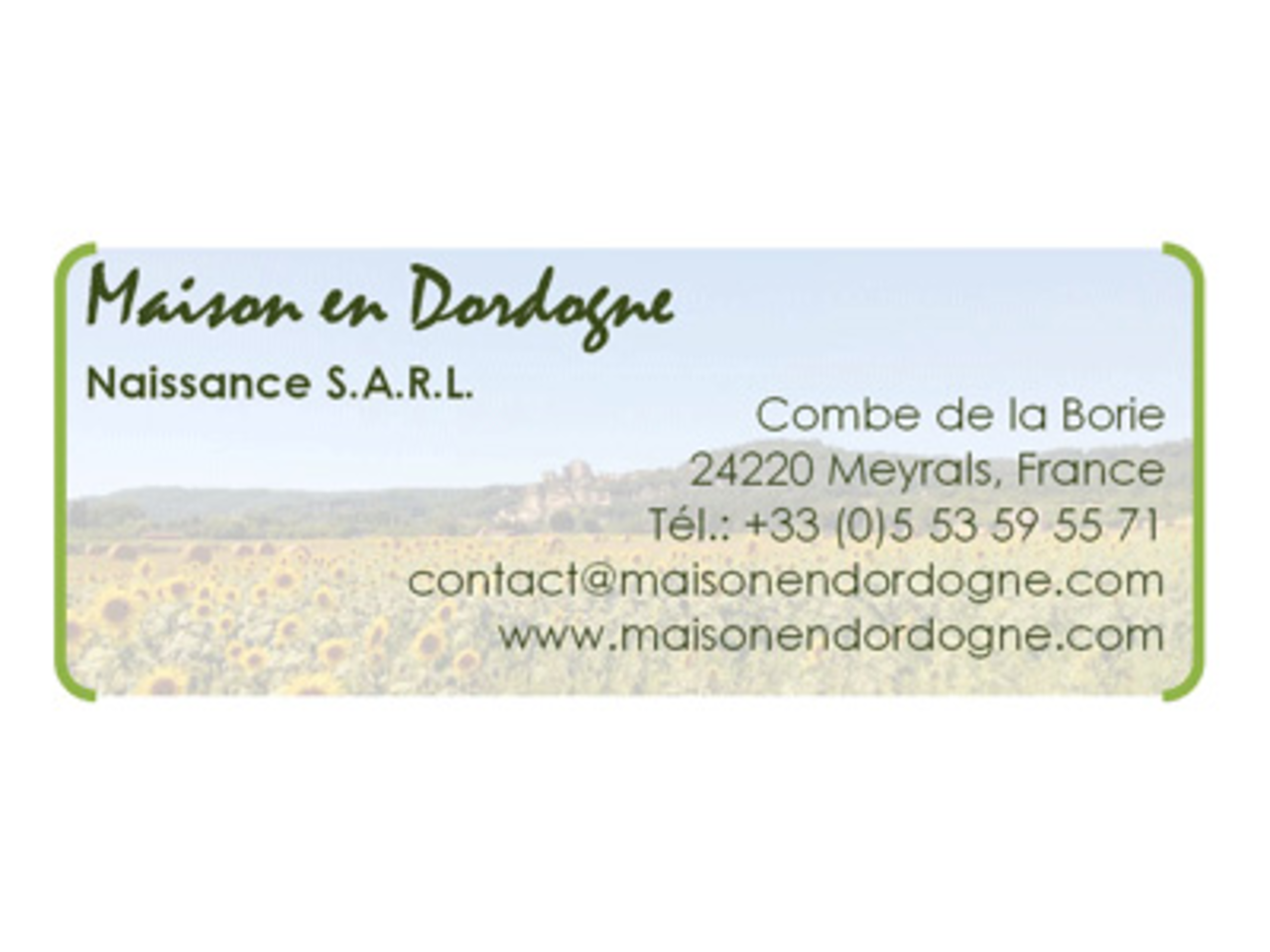 Maison en dordogne – Sarl Naissance